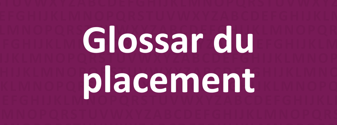 Glossar du placement: Apprenez les termes techniques importants Glossar du placement: Apprenez les termes techniques importants