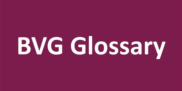 BVG Glossary BVG Glossary