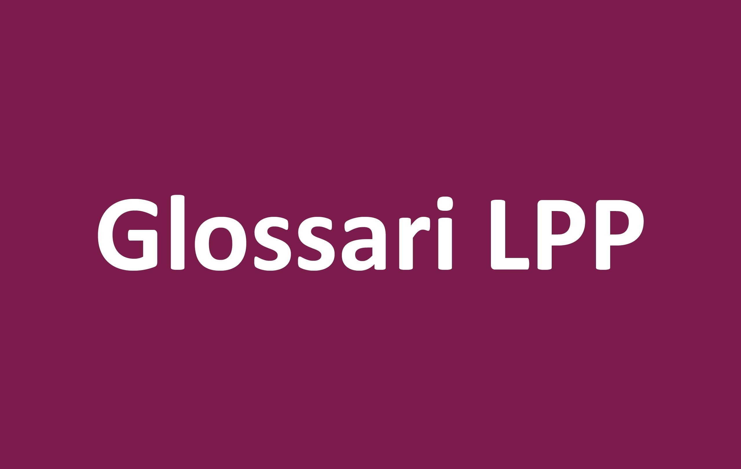 Glossari LPP