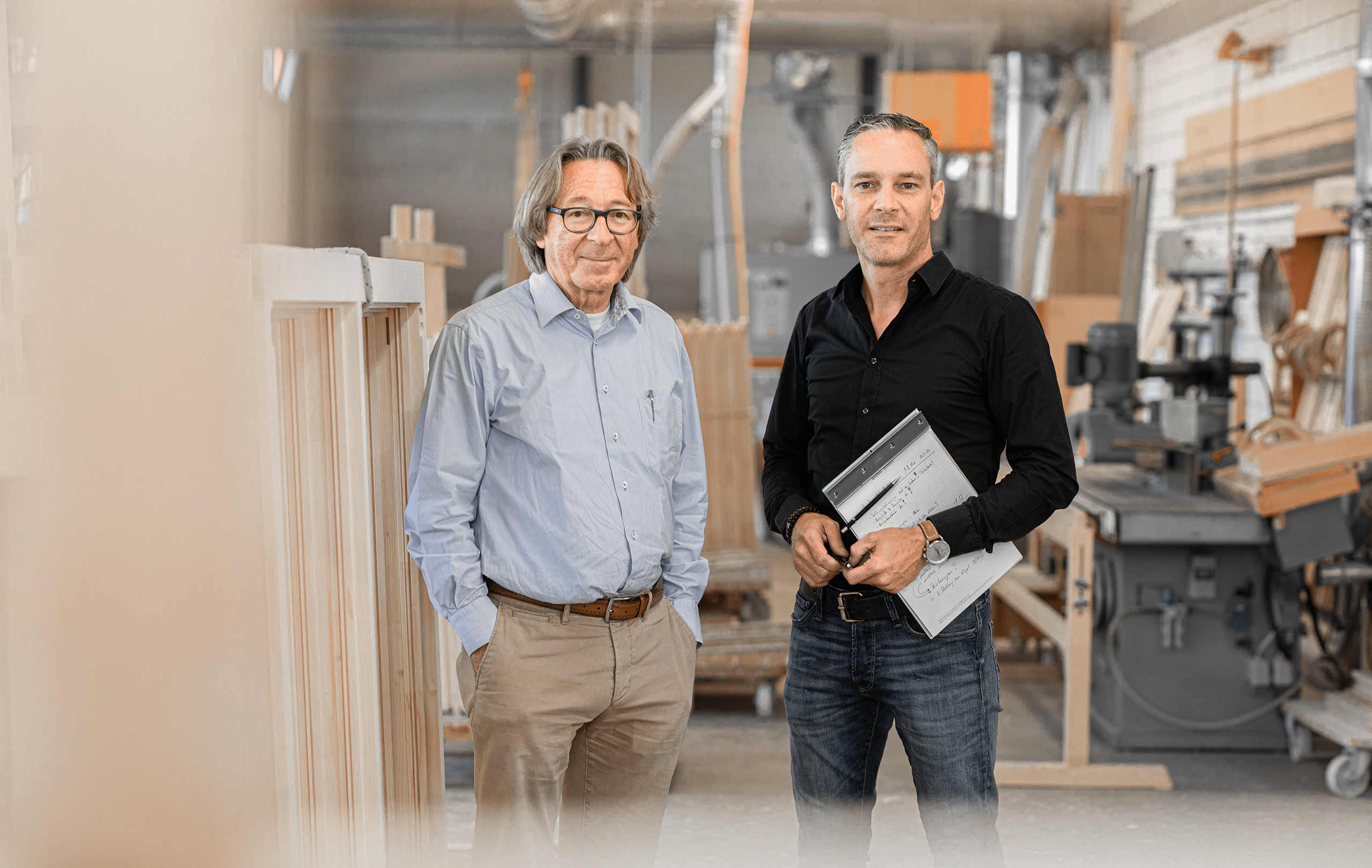 Photo Sepp Schmid and Raffael Schmid, Schmid Fenster Manufaktur